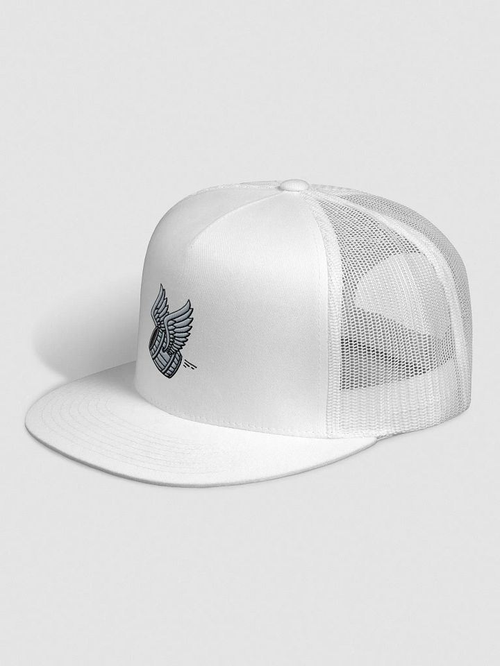 White Trucker Hat product image (2)