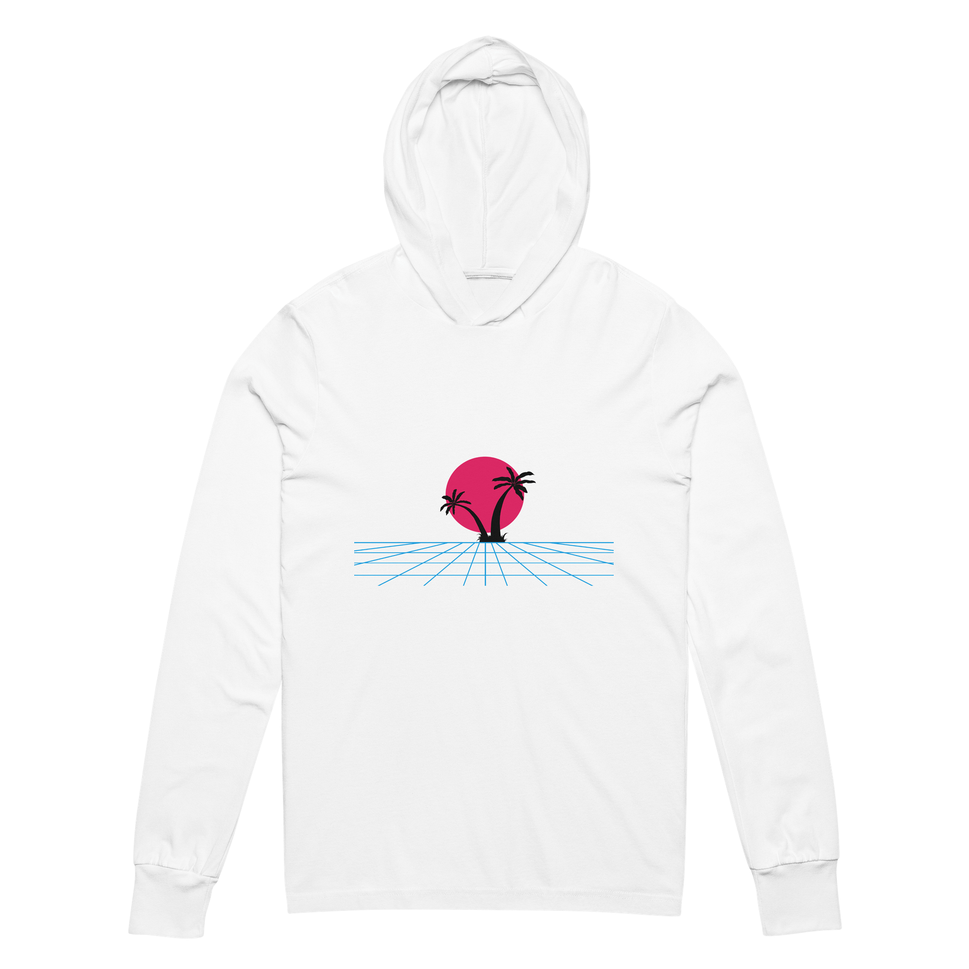 Retro Futurism Sunset Unisex Hoodie product image (2)