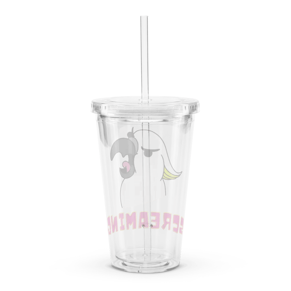 Screaming Cockatoo Clear Plastic Tumbler product image (2)