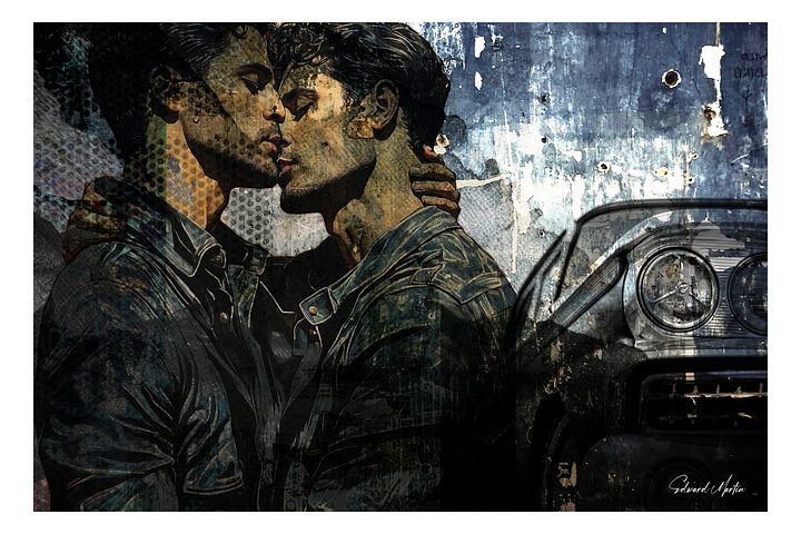'The Mechanic' by Edward Martin Enhanced Poster product image (1)