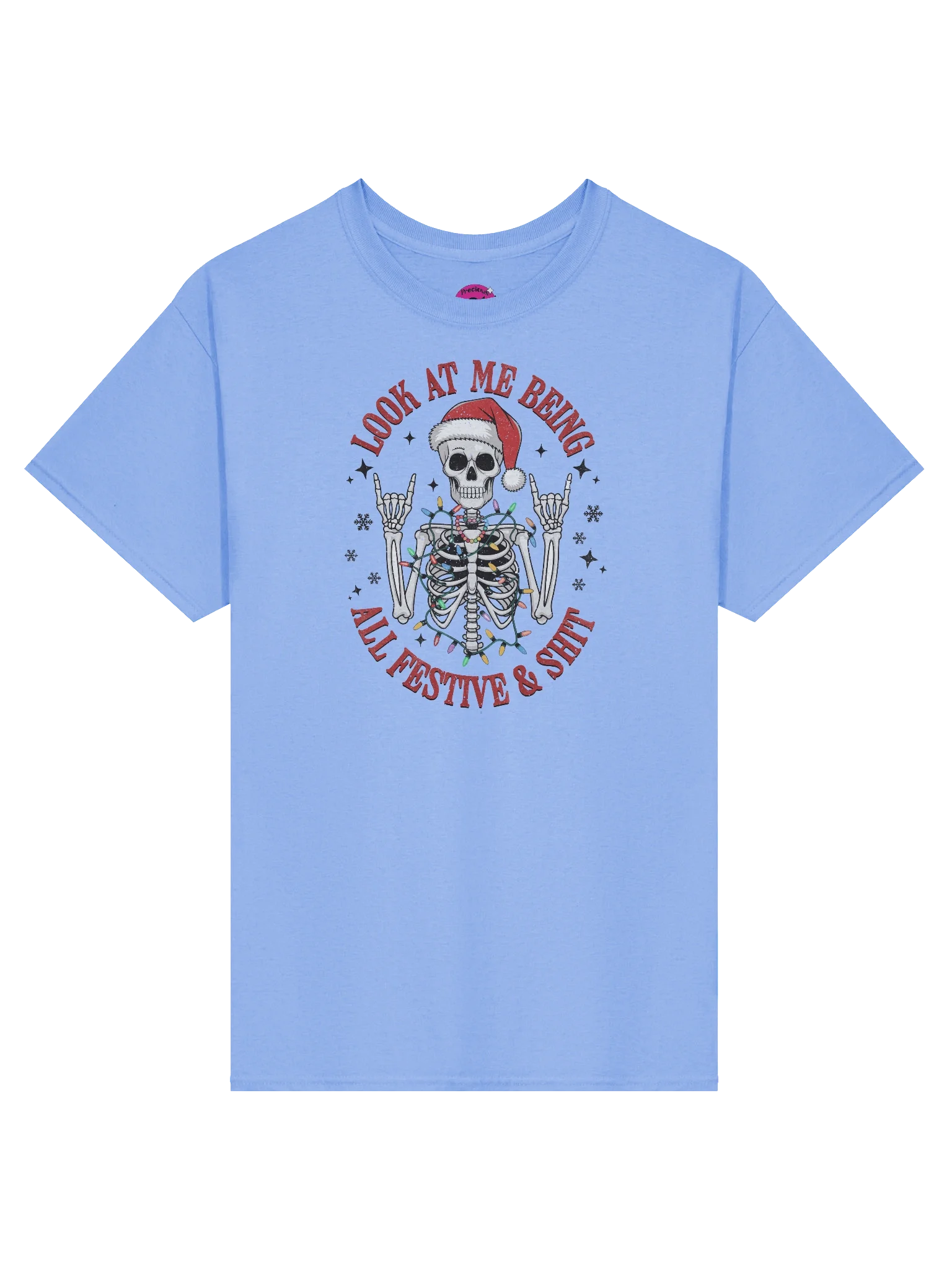 Festive Skeleton Santa T-Shirt product image (61)
