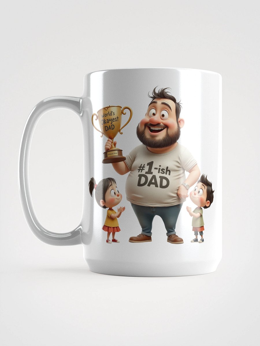 World’s Okayest Dad – Funny Cartoon Father’s Day Design product image (6)
