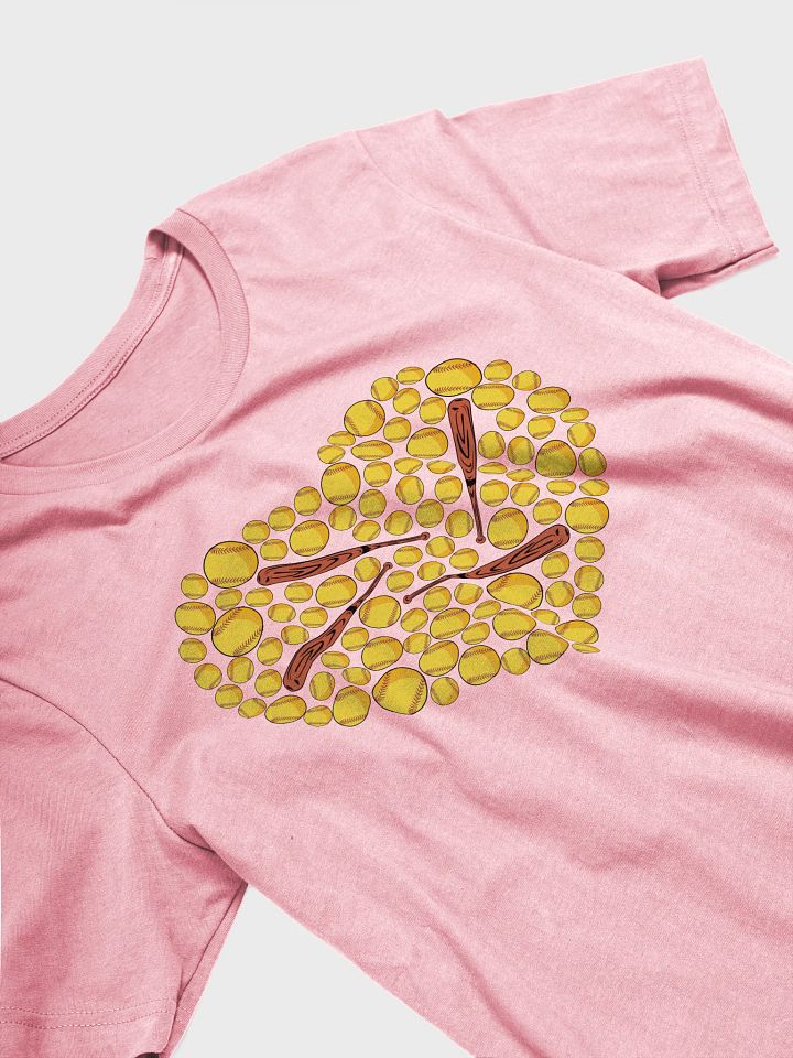 Pure Heart Softball Love T-Shirt product image (26)