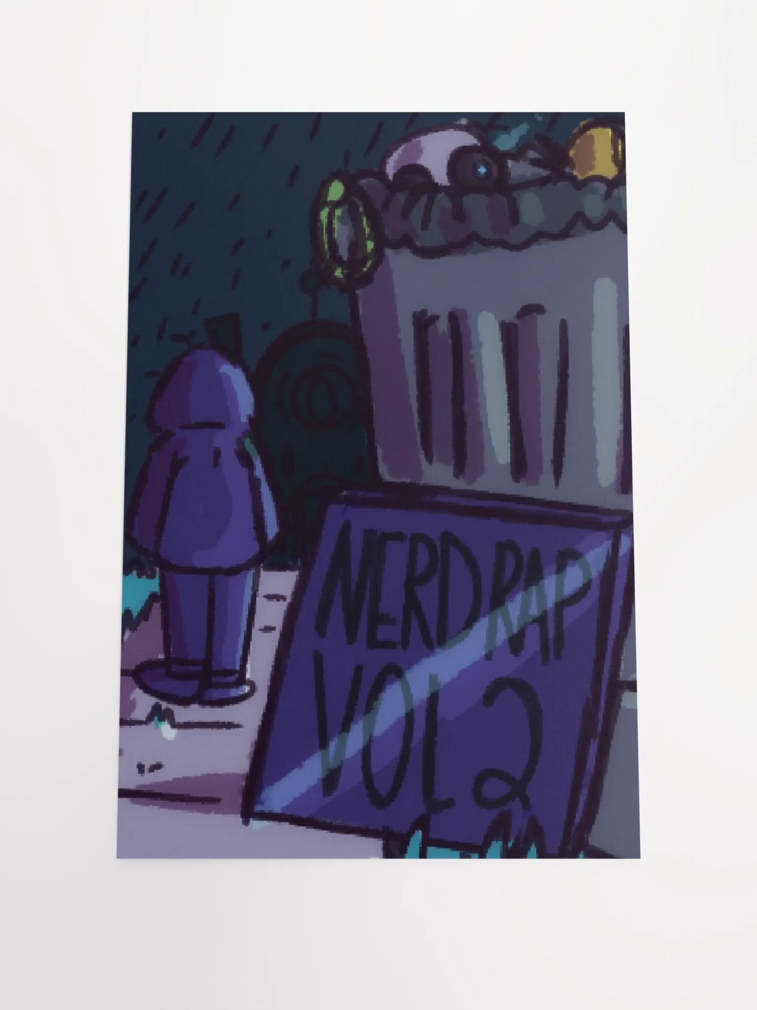 Nerd Rap Vol. 2 Paper Poster product image (2)