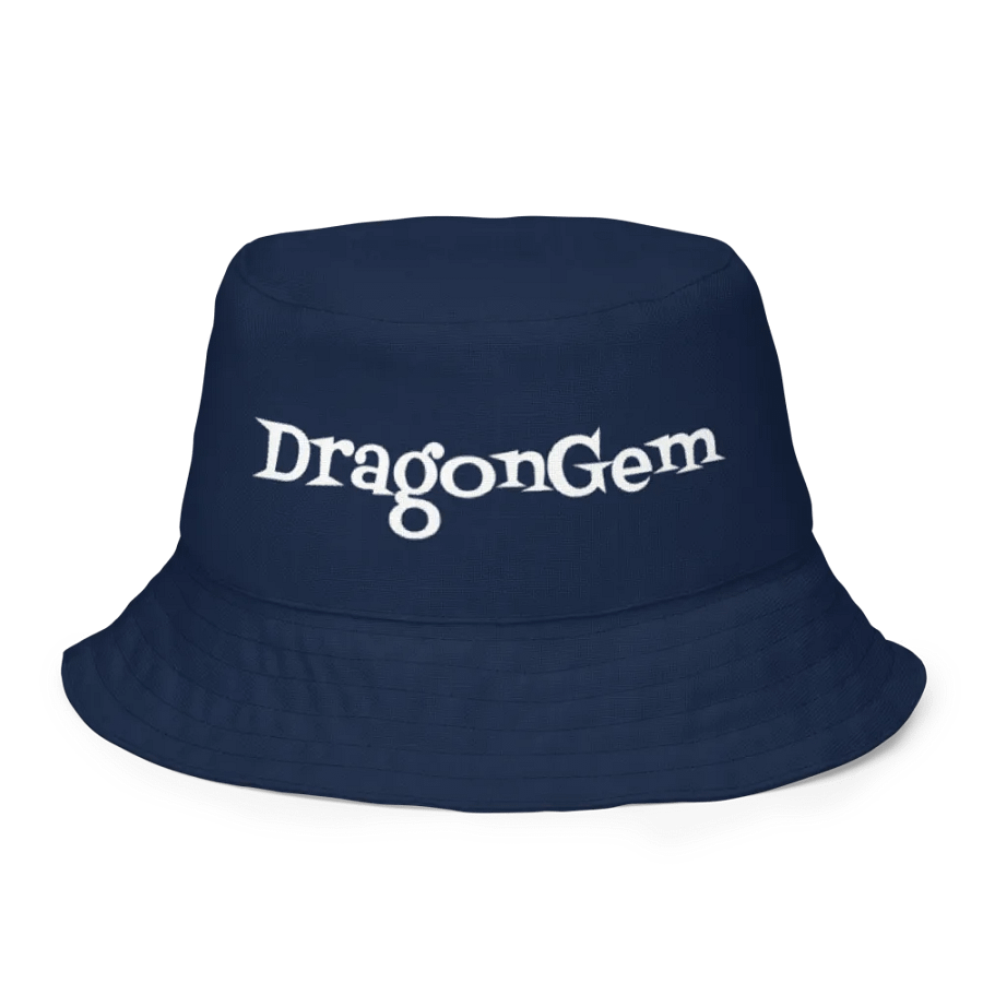 DragonGem Navy Reversible Bucket Hat product image (6)