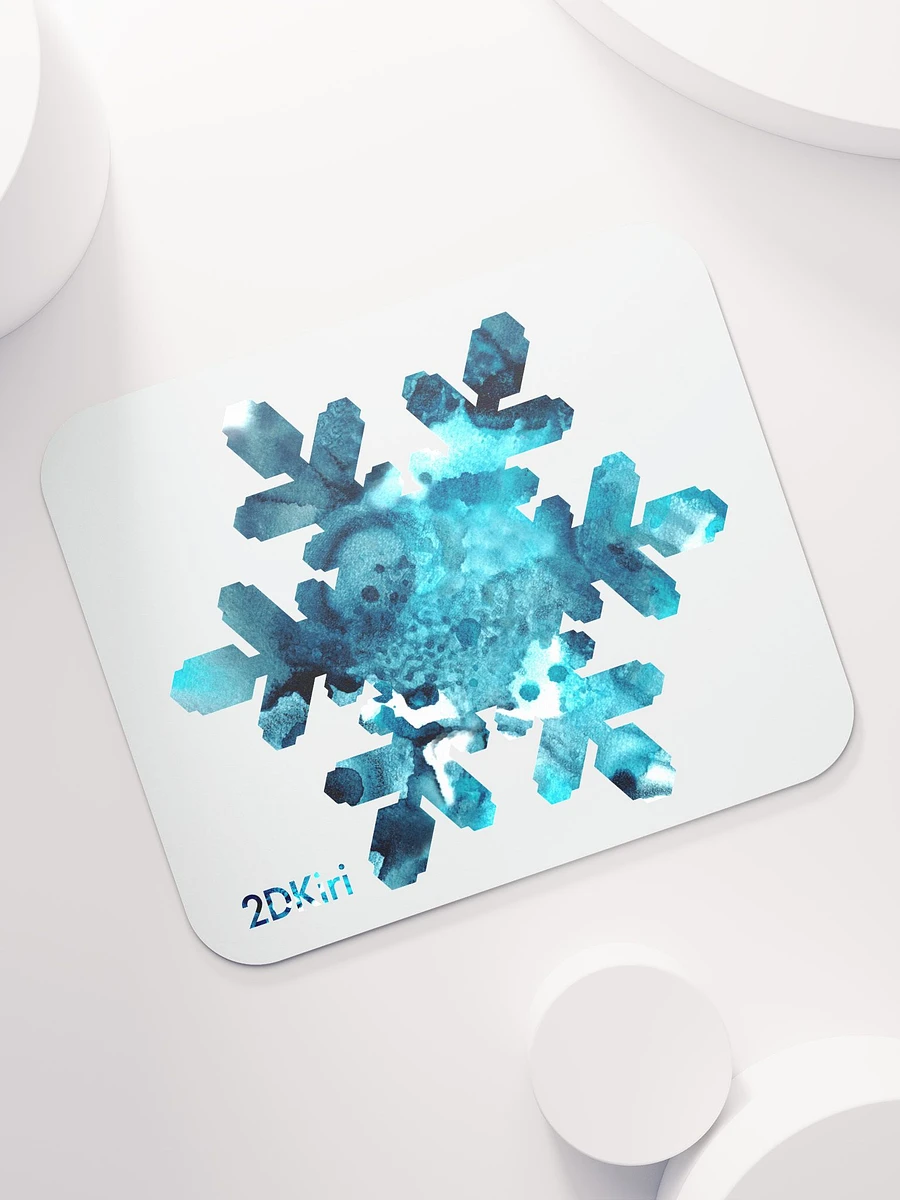 Blue Snowflake Mousepad product image (7)