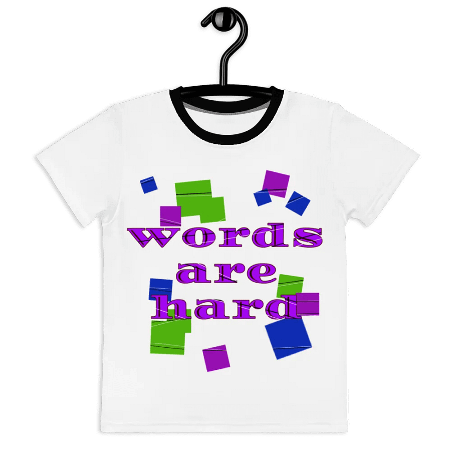 Words are hard Kids T-Shirt product image (3)