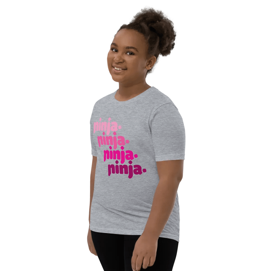 Quad Ninja Kids Tee: Pink product image (12)