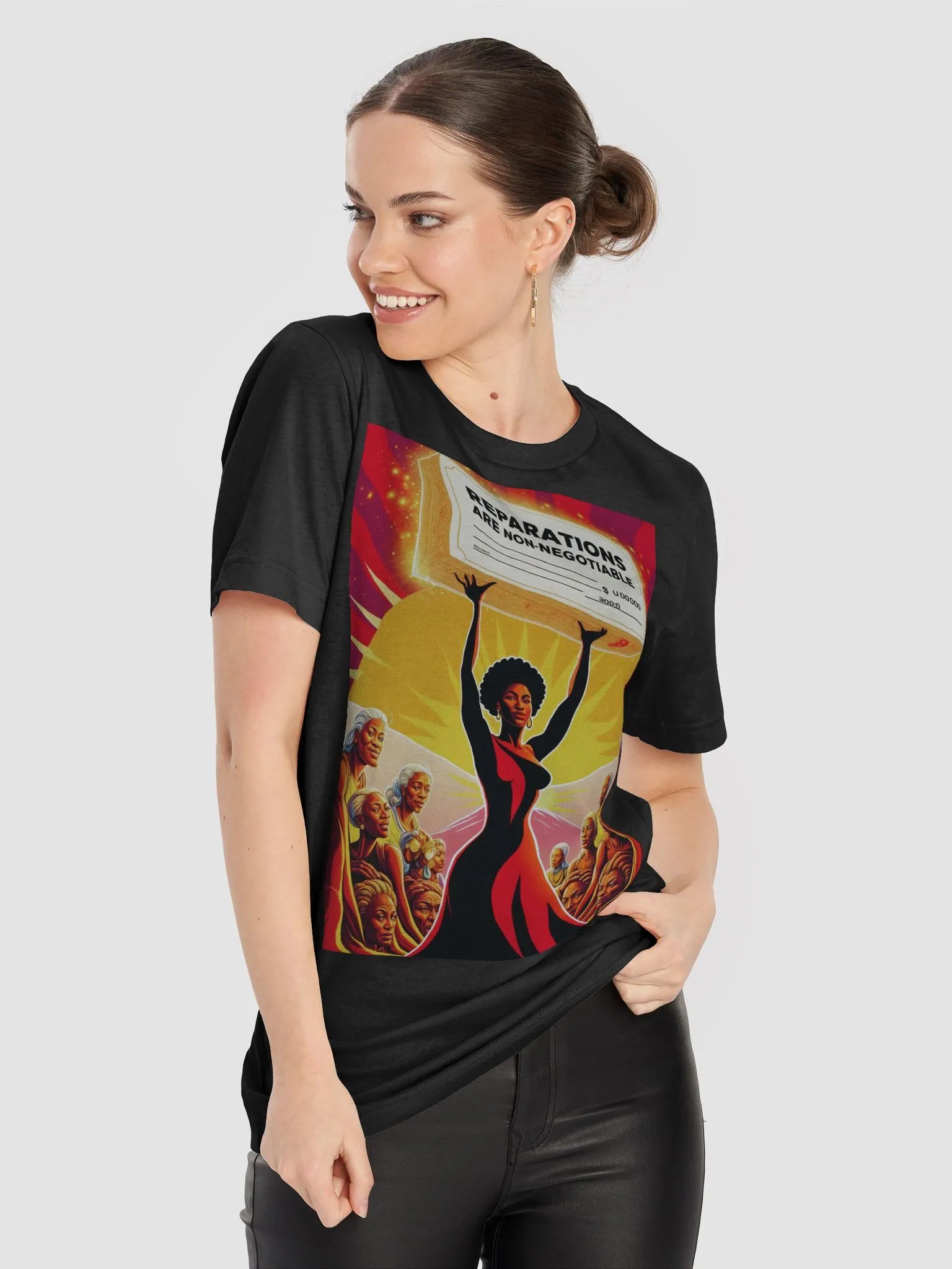 "Cut the Check" Reparations T-Shirt product image (8)