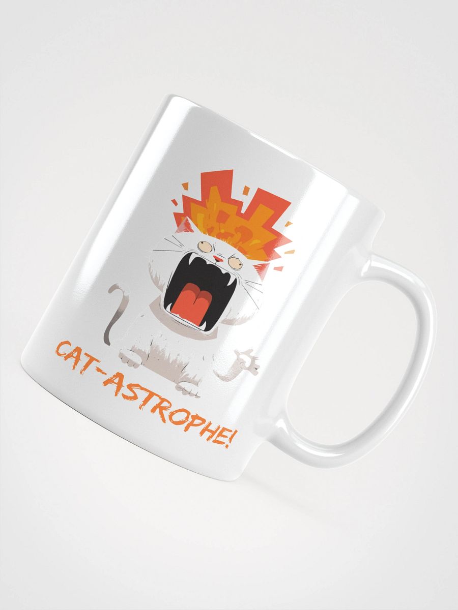Cat-Astrophe White Glossy Mug product image (11)