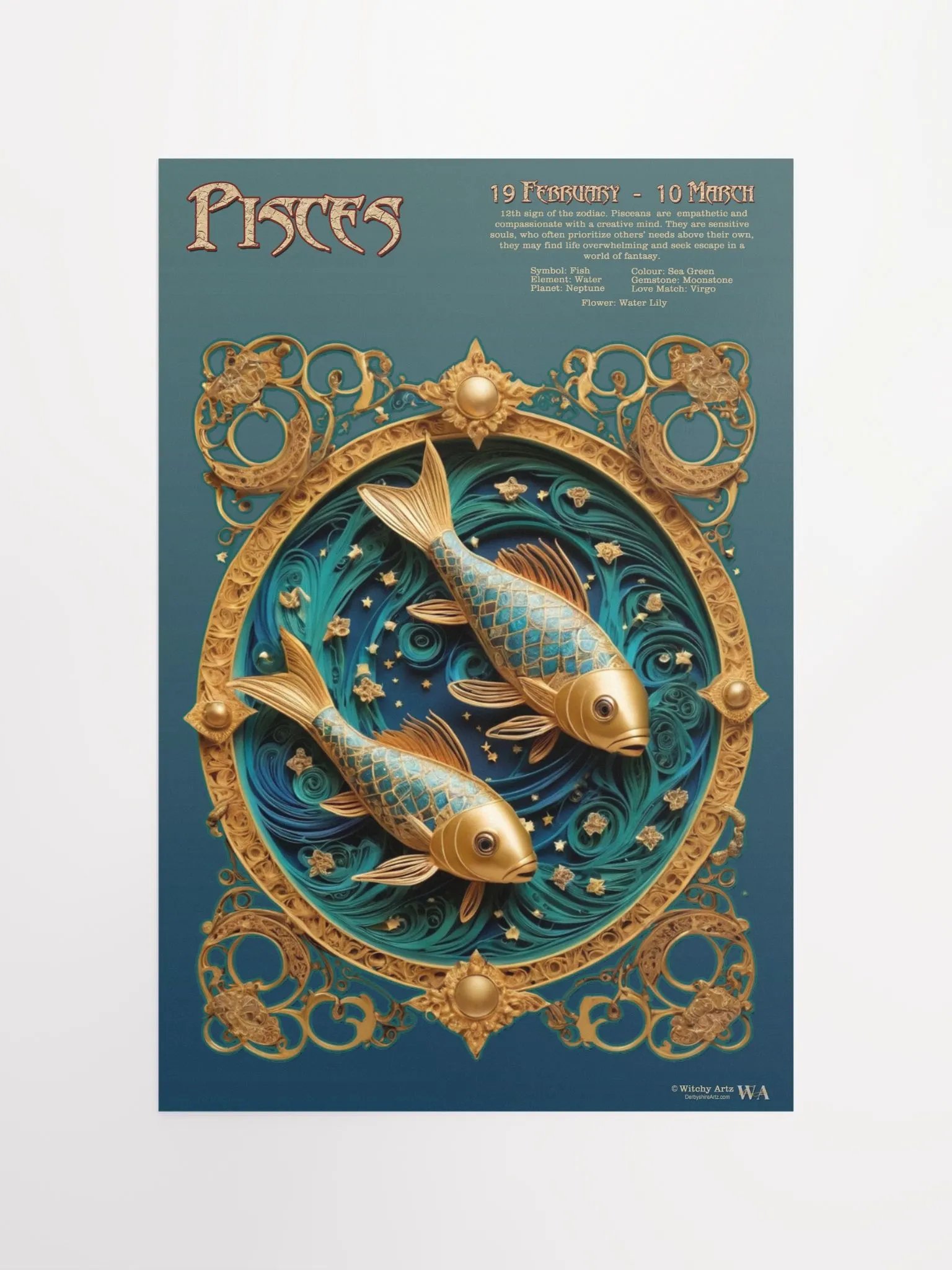 Western Zodiac Poster - PISCES product image (4)