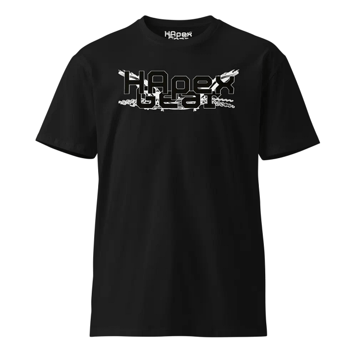 Unisex Premium T-Shirt - Print Embroidered Logo - Black HApex Gear Black Logo product image (1)