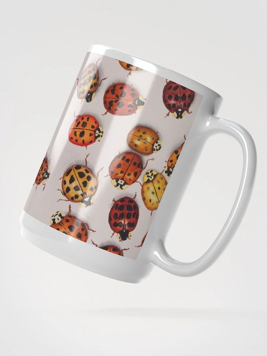 LUCKY NUMBER white glossy mug product image (3)