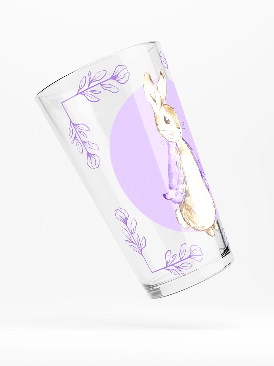 Purple Rabbit Watercolor Shaker Pint Glass product image (4)