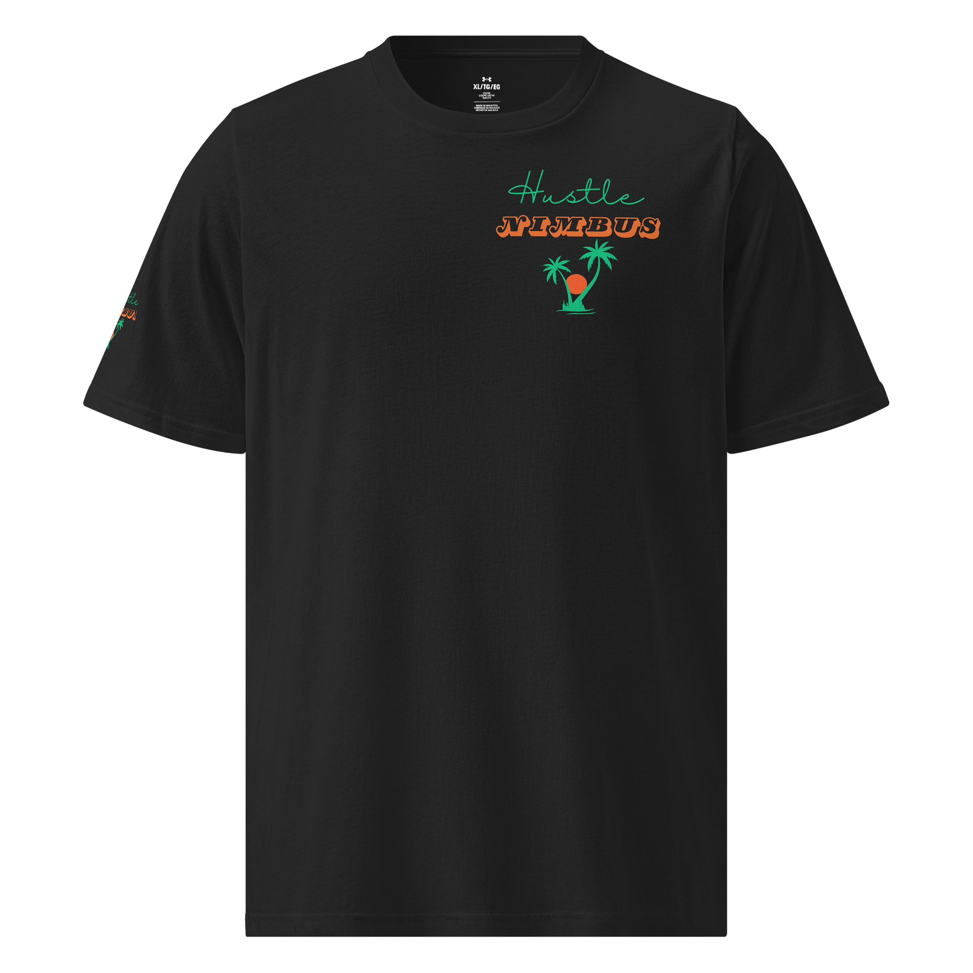 Hustle Nimbus Palm Tree Athletic Tee product image (1)