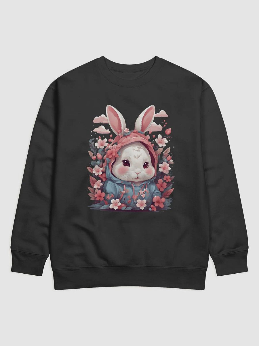 Kawaii Floral Bunny Hoodie Sweatshirt product image (6)