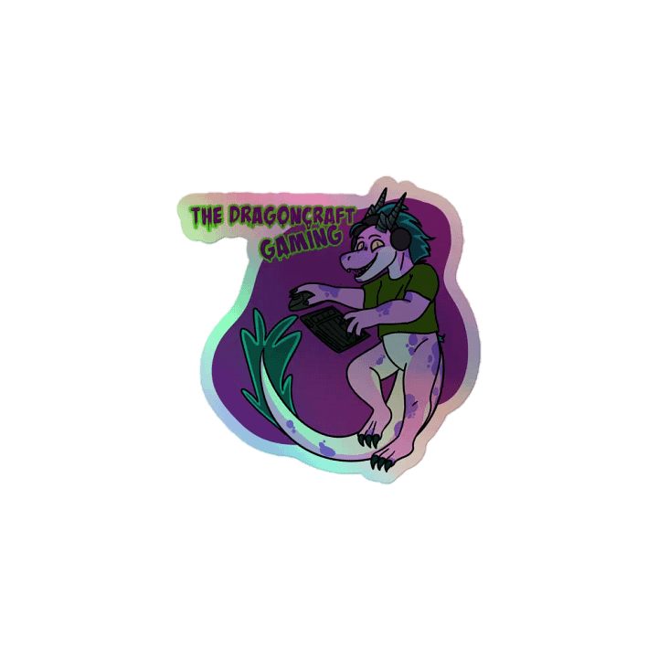 Dragoncraft Gaming Holographic Sticker Sheet product image (1)
