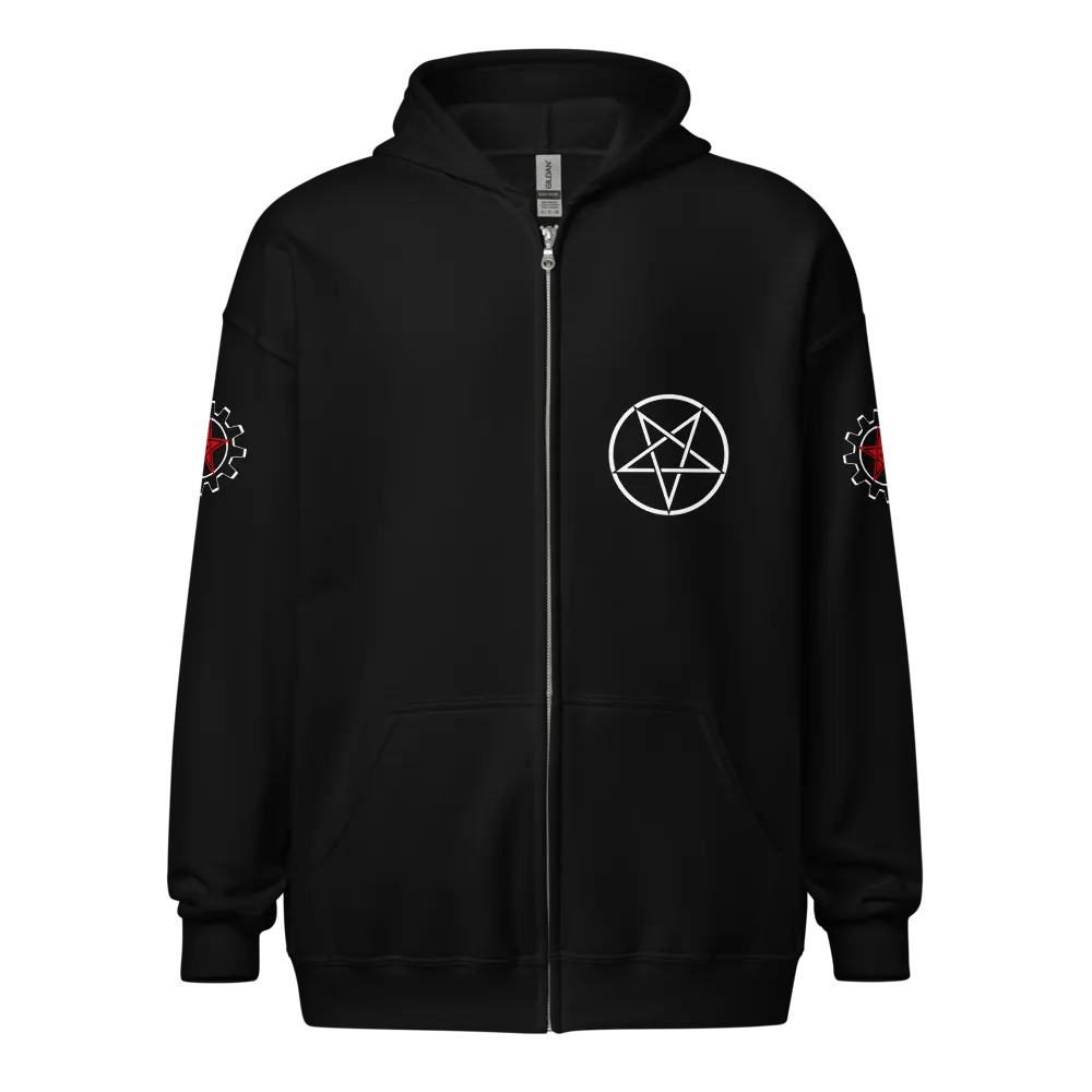 Inverted Pentagram Zip Hoodie product image (7)