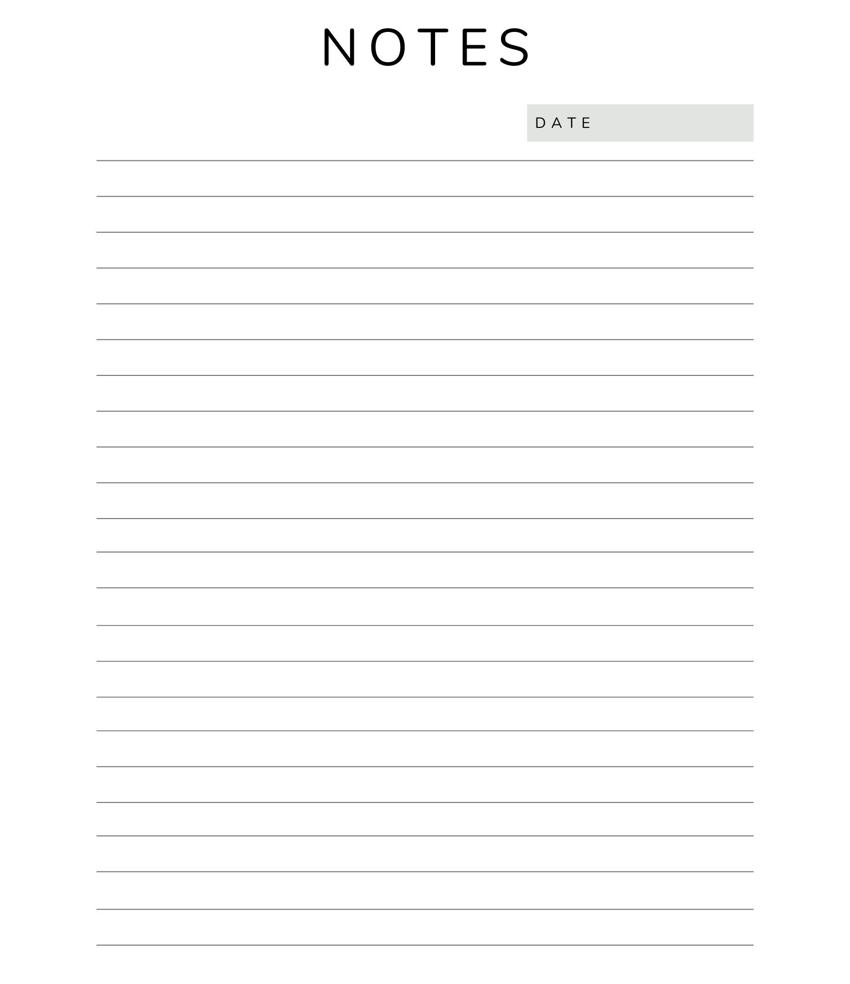 Minimalistic Digital Monthly Planner product image (3)