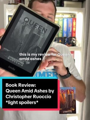 Book Review! Queen Amid Ashes by Christopher Ruocchio!  #booktok #christopherruocchio #reading #bookreview #fantasybooks 