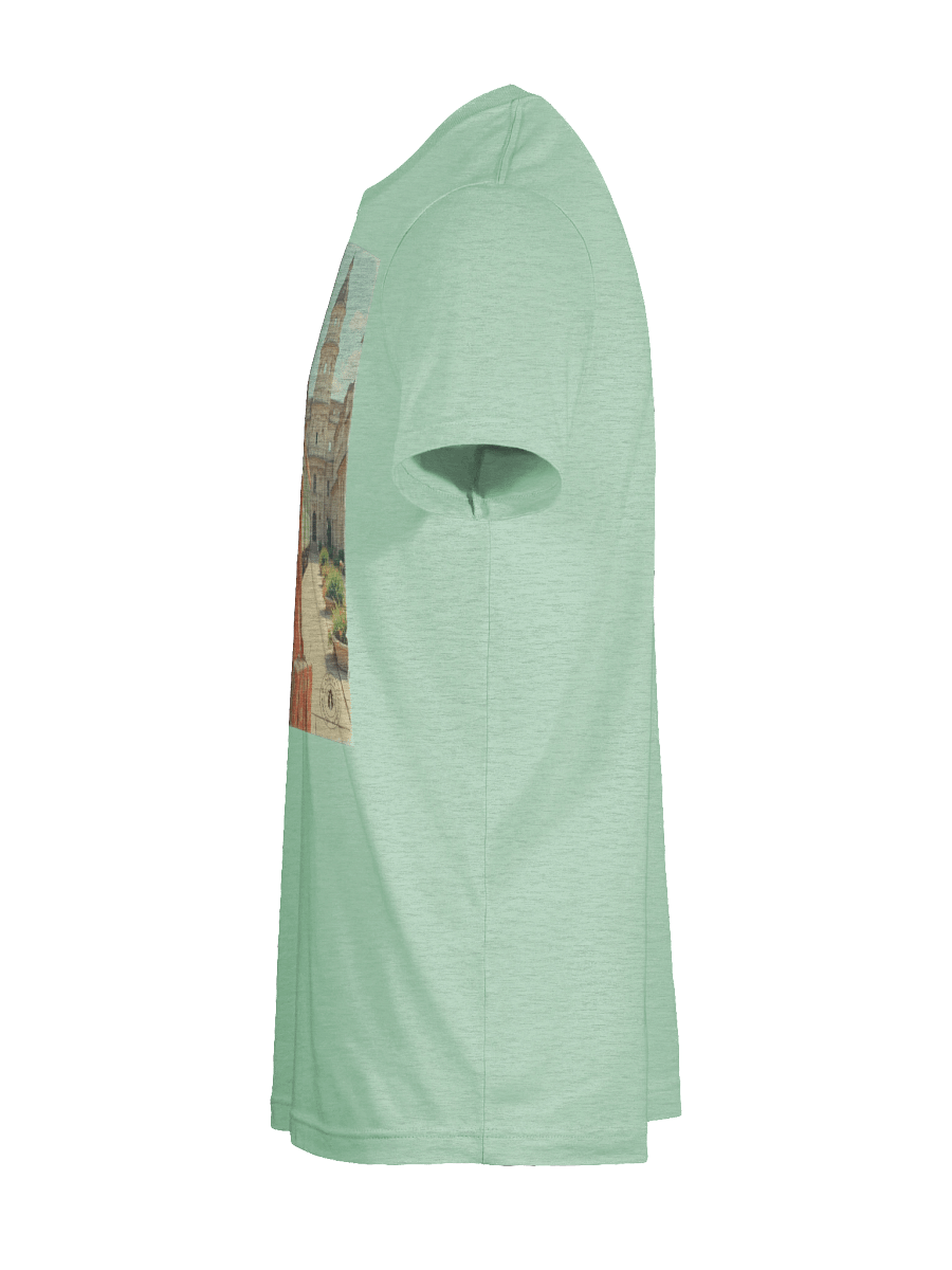 Vintage Tram Travel T-Shirt – Floral Wanderlust Style product image (87)