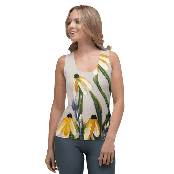 Yellow Daisy Serenade Women's Tank Top product image (1)