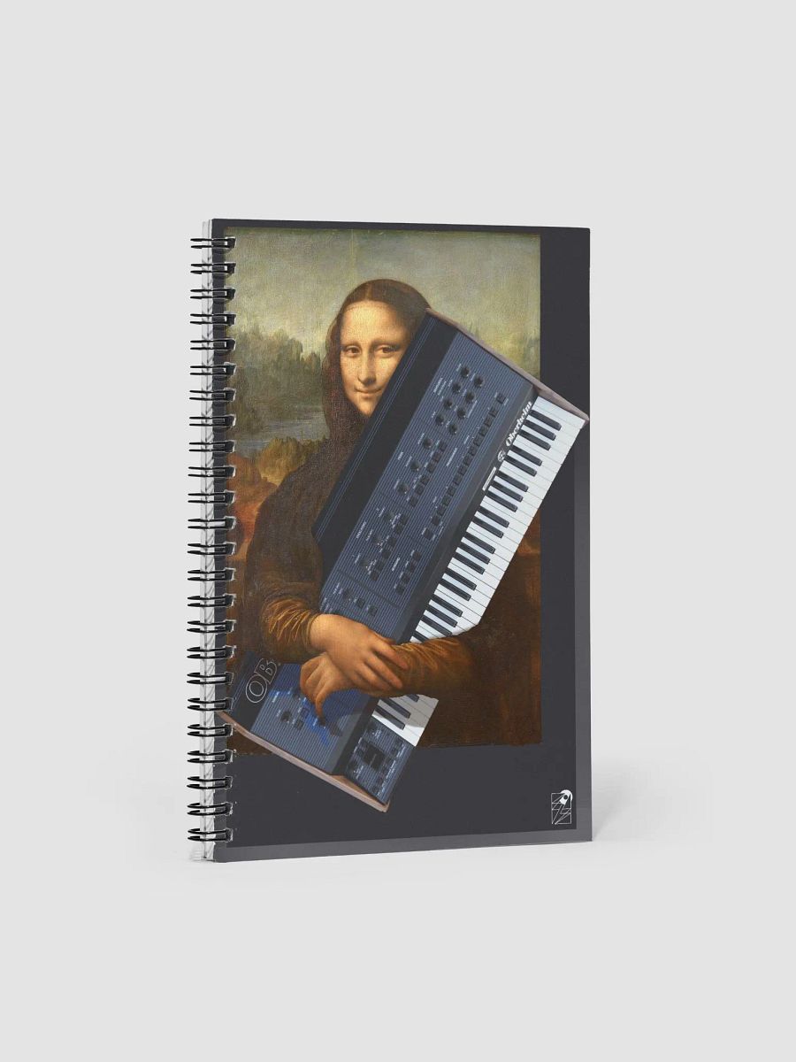 MoBNa LiXA by Frank Fonik, EDM Techno Spiral Notebook product image (3)