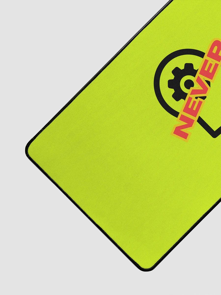 Bold 'NEVER' Desk Mat product image (3)