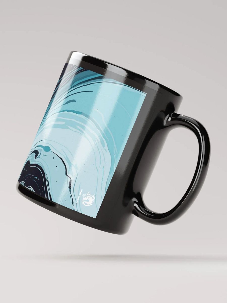 Marbled Teal Swirl Mug product image (4)
