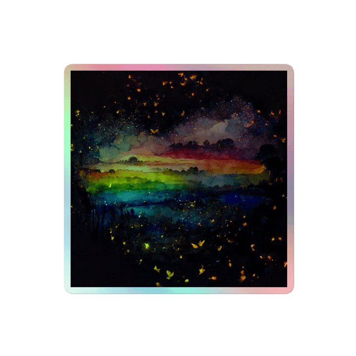 Mystical Dreamscape Holographic Sticker Sheet product image (2)