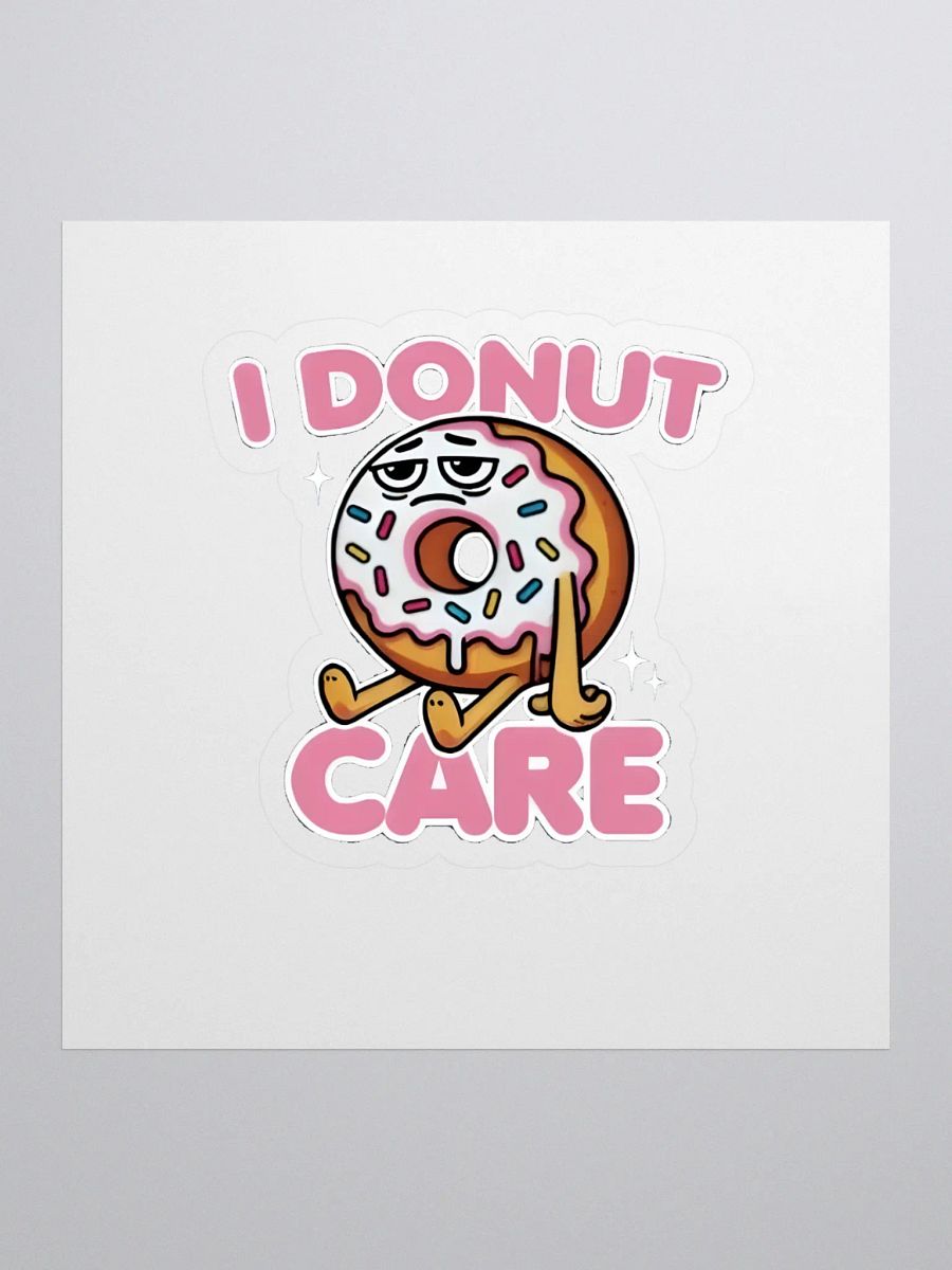 I Donut Care Sticker Set product image (1)
