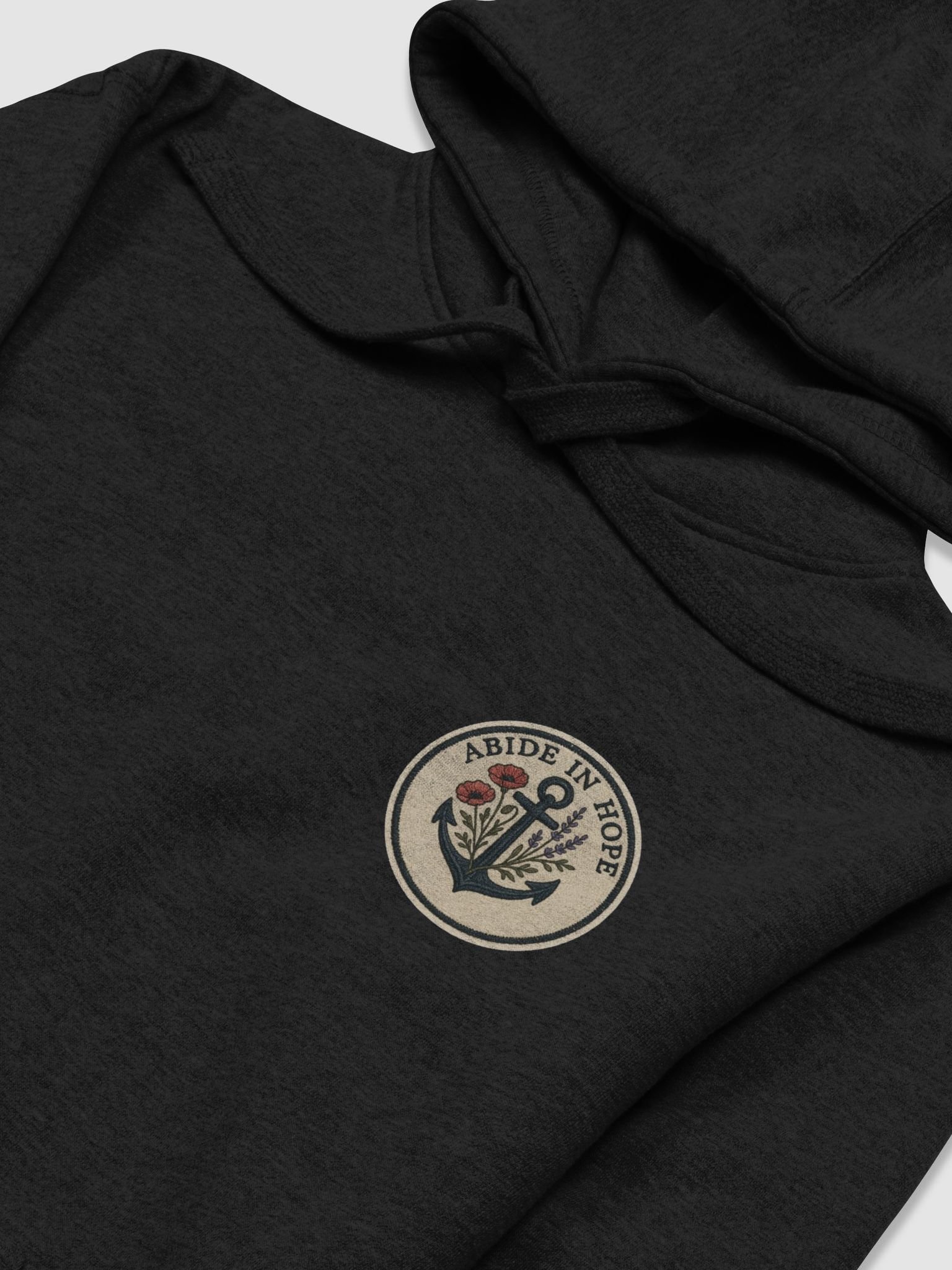 Hopeful Anchor Embroidered Hoodie product image (3)