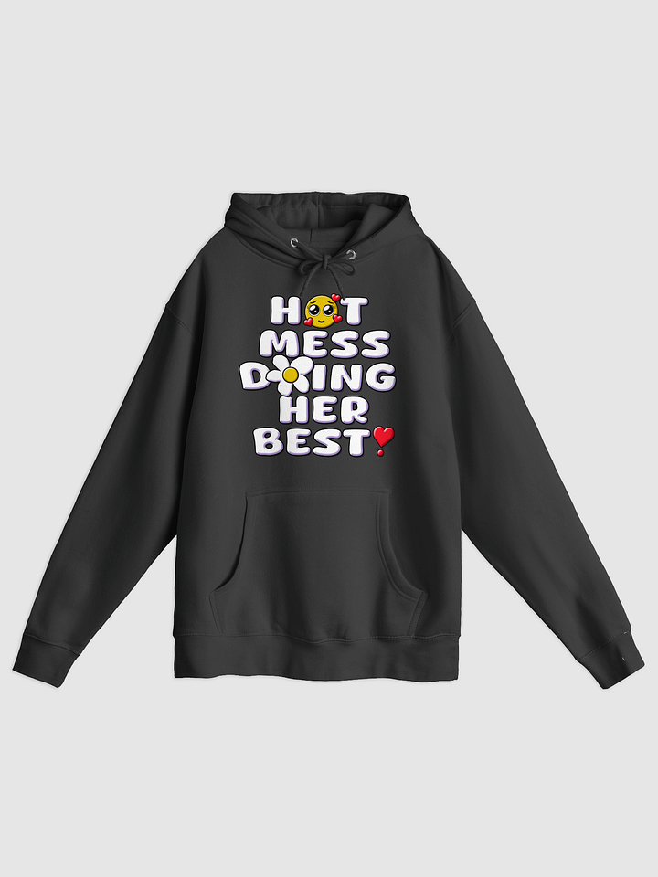 Hot Mess Doing Her Best Hoodie product image (2)