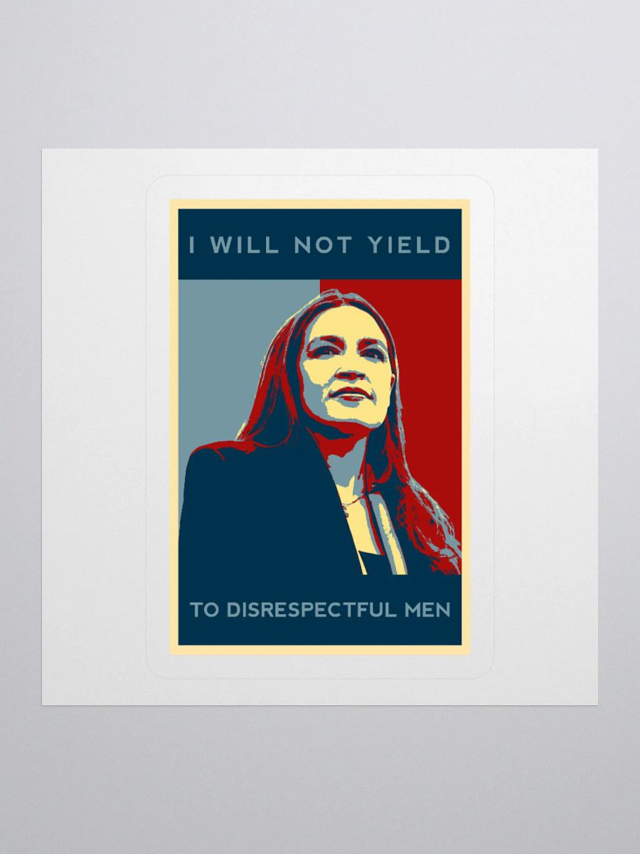 I Will Not Yield Kiss Cut Stickers product image (1)