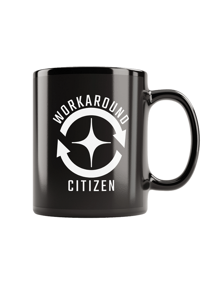 Workaround Citizen Black Glossy Coffee Mug product image (1)