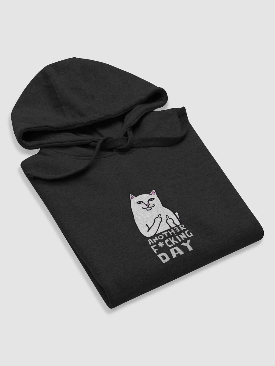 Meme Middle Finger Cat Unisex Premium Hoodie product image (60)