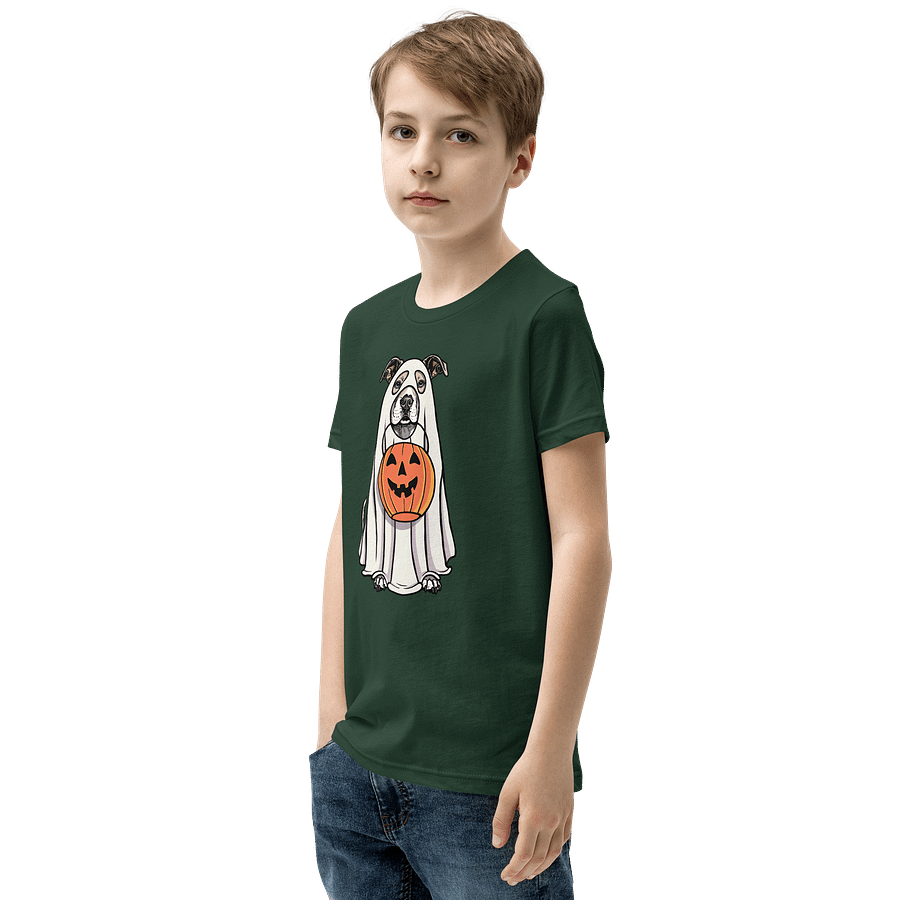 Halloween American Pitbull Terrier(Fawn & White) Youth T-Shirt product image (11)