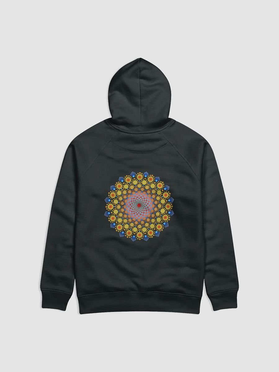 Orange Sunflower Mandala Eco-Hoodie product image (3)