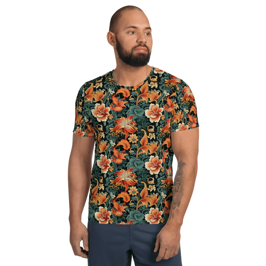 Sunset Flowers | Men´s Athletic T-Shirt product image (1)