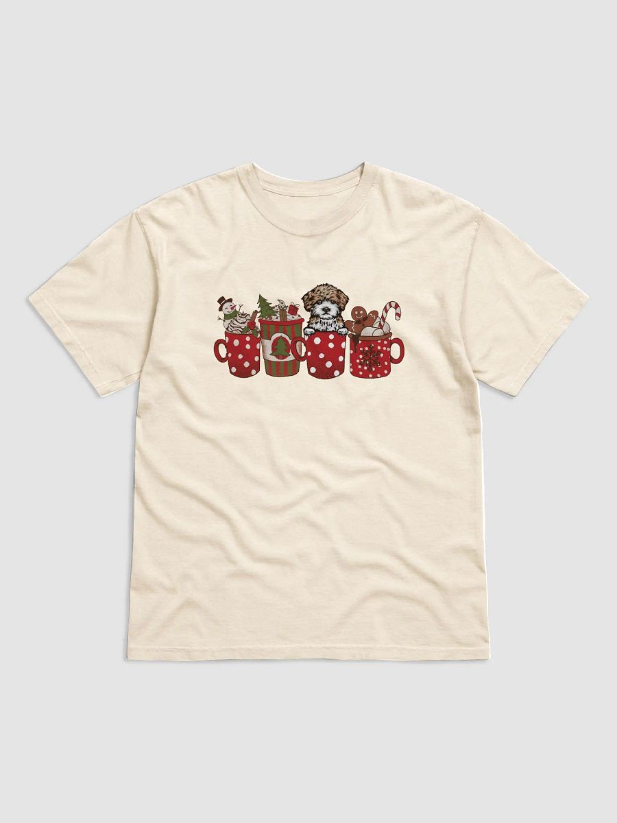 Cute Maltipoo in a Christmas Cup T-Shirt | Funny Christmas Pup in a Cup product image (14)