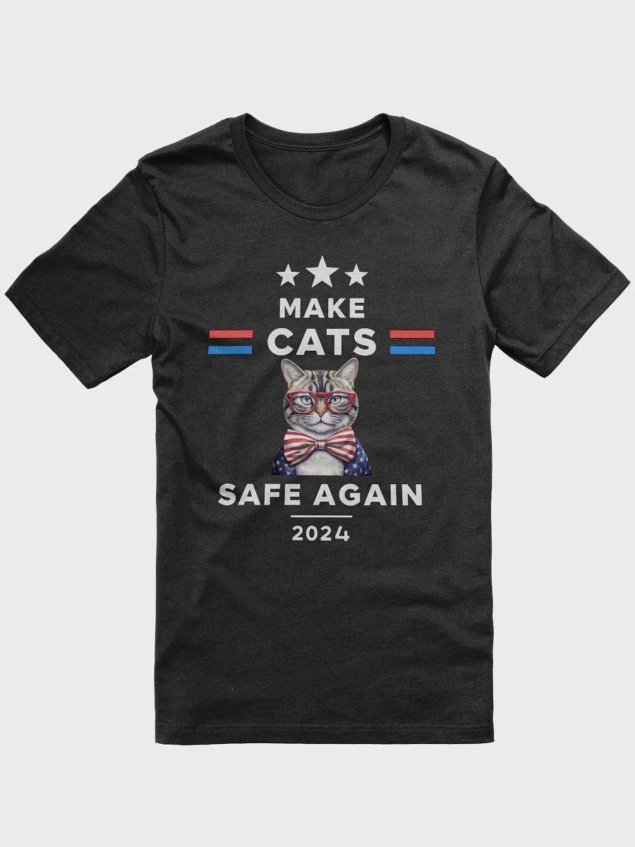 Make Cats Safe Again Funny Cat Election 2024 Debate Quote T-shirt product image (1)