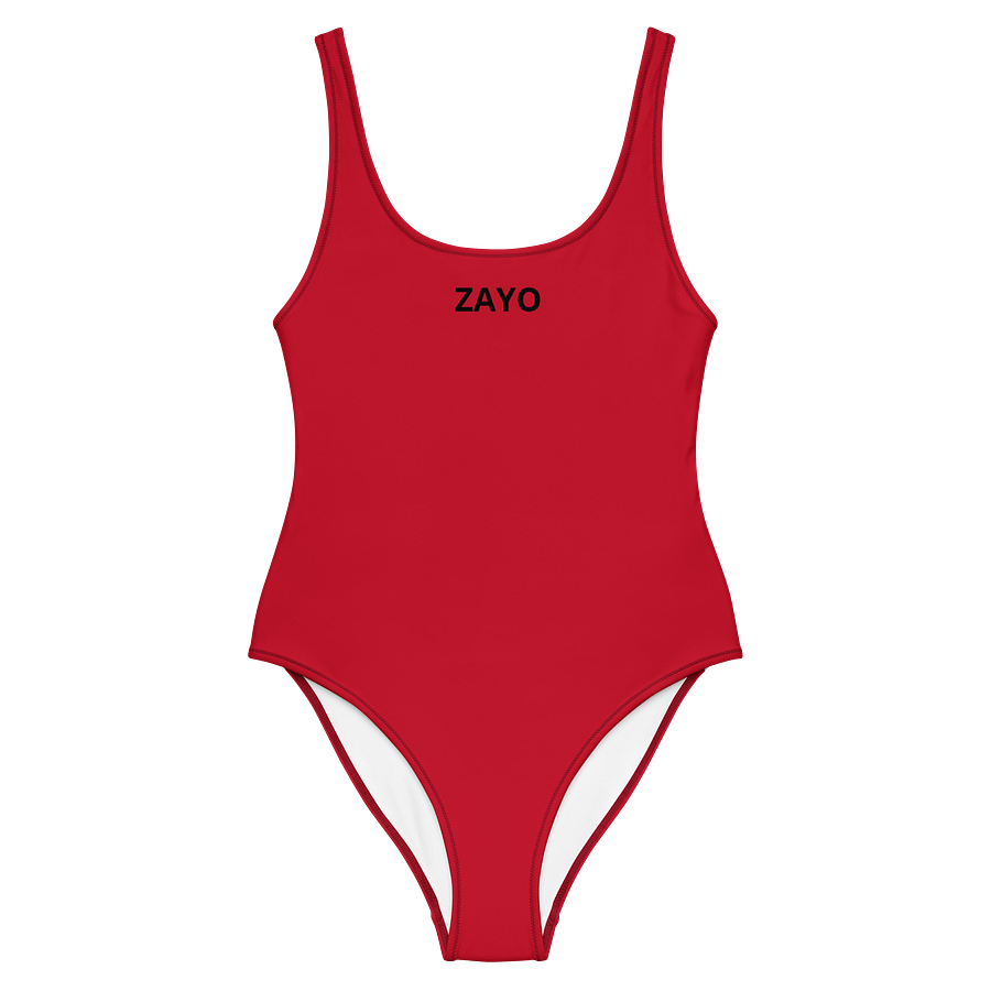 Bold Red ZAYO One-Piece Swimsuit product image (2)
