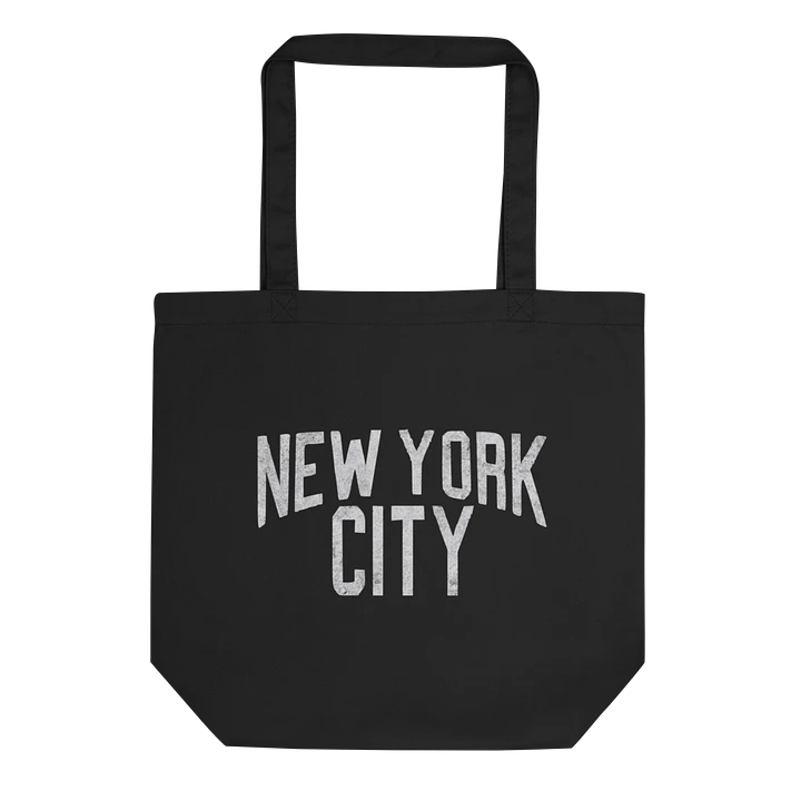 New York City Canvas Tote (White Text) product image (1)