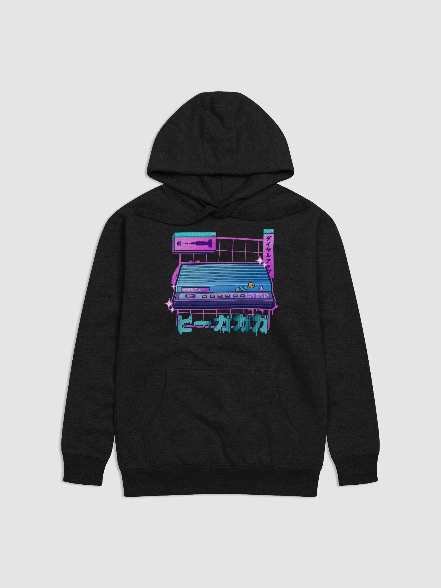 Natsukashii Dial-up Sound Premium Cotton Blend Hoodie product image (3)