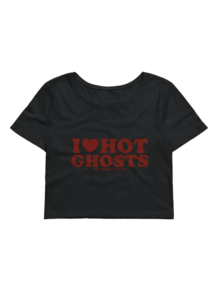HOT GHOSTS CROP tee product image (1)