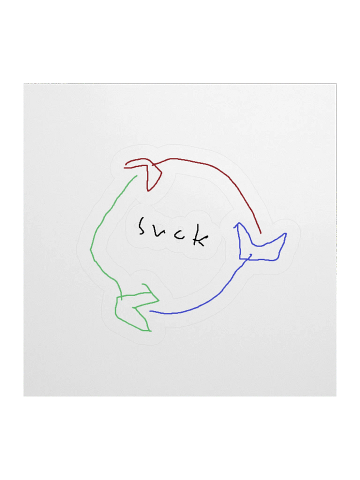 Circle of Suck Sticker product image (4)