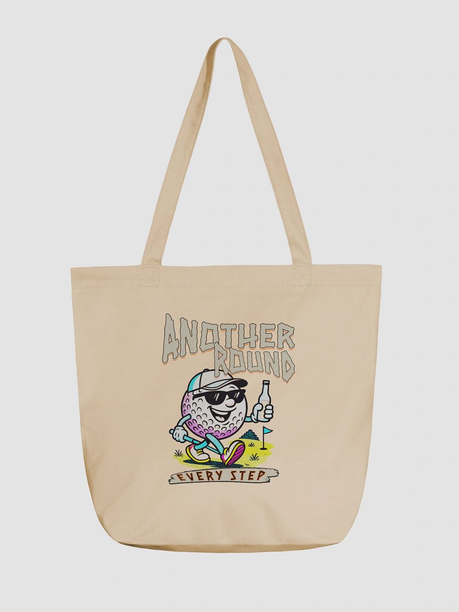 Another Round Every Step Golfing Eco-Friendly Tote Bag product image (5)