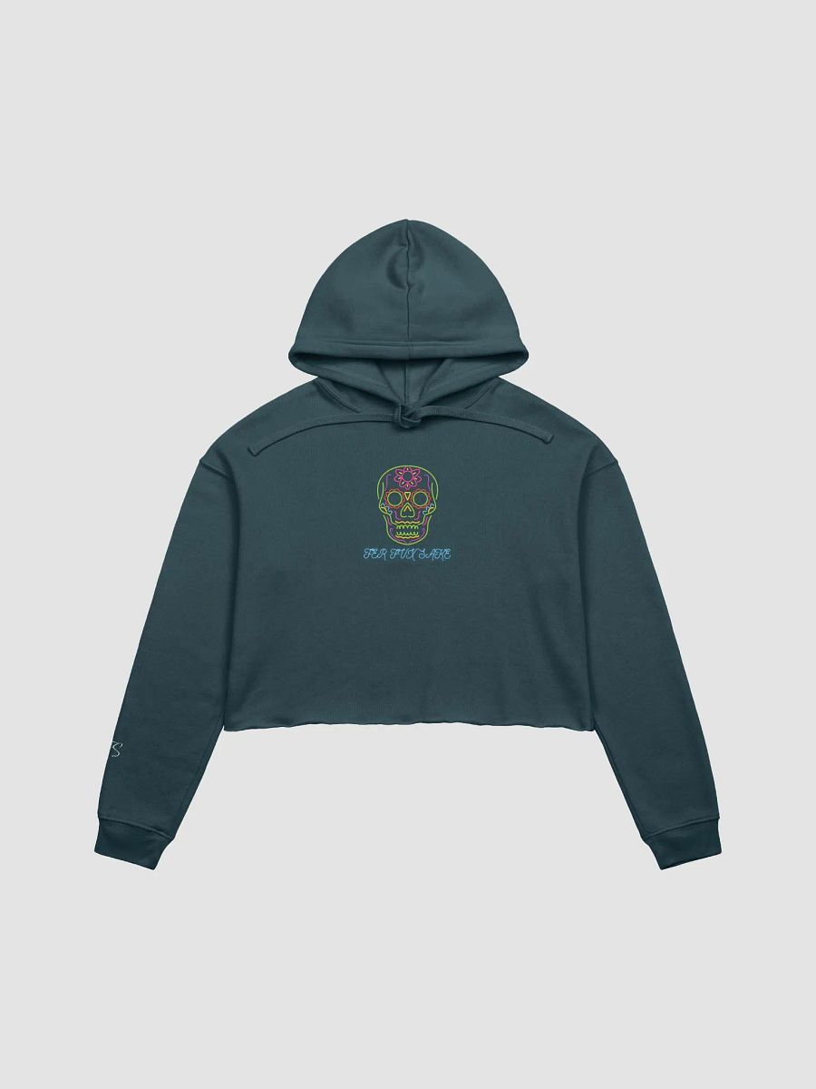 FFS Neon Sugar Skull Cropped Hoodie product image (1)