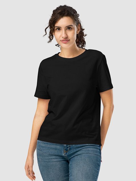 Photo showing Stanley/Stella Women's Organic Ribbed Neck T-Shirt