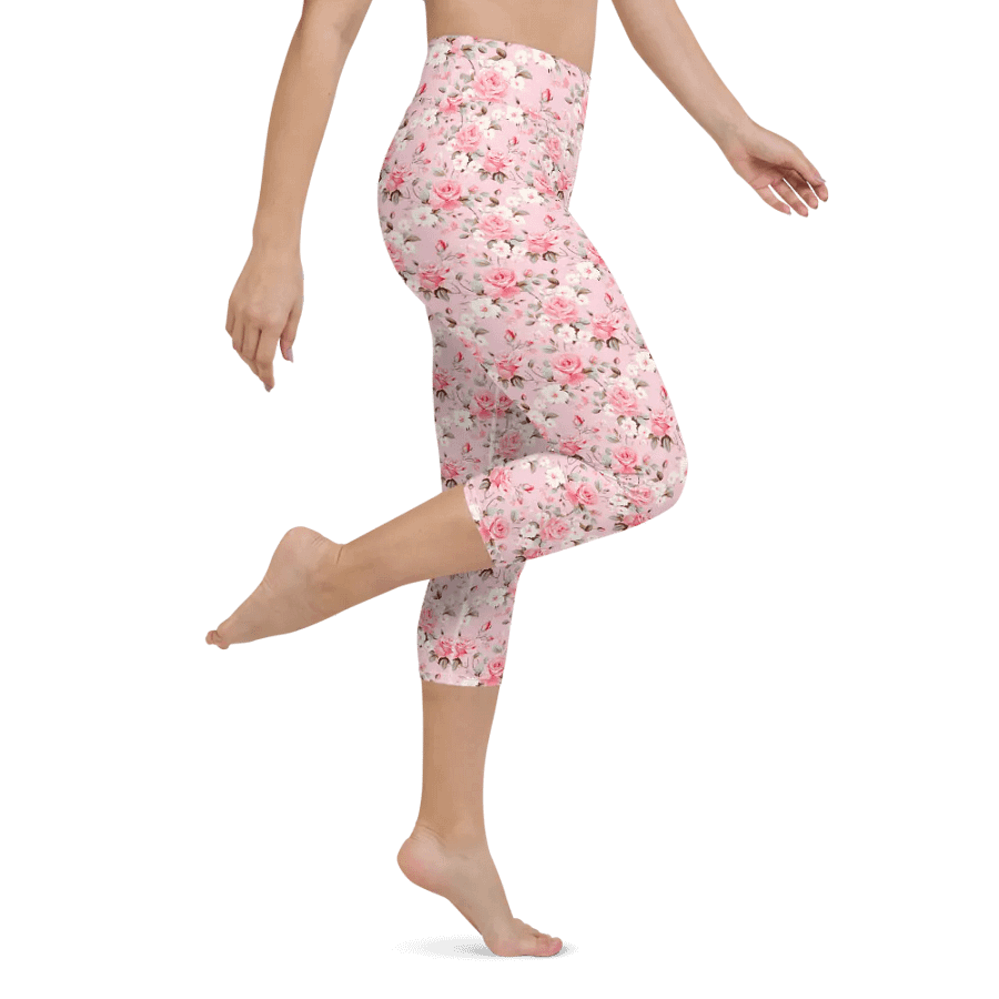 Cherry Blossoms Bliss Capri Leggings product image (3)